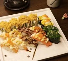 Bao Pin Fire in the Human World Sushi Platter