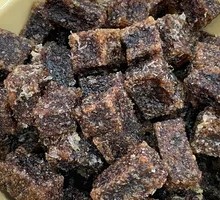 Fried fern root cake