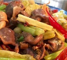 Sichuan-style Pepper Chicken Offal Rice