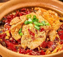 Spicy Oil-Poured Boiled Tender Beef