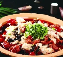 Fish with Pig Intestines