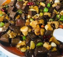 Blood Curd and Pork Intestine Stew