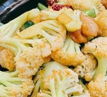 Spicy Cauliflower in Hot Pot