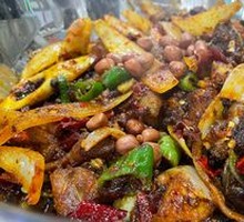 Dry Pot Rabbit and Pork Rib