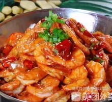 Spicy Stir-Fried Spare Ribs and Shrimp