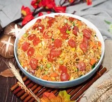 Cantonese腊肠 Egg Fried Rice