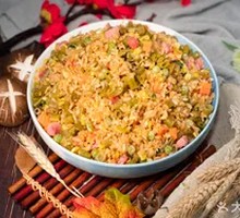 Sour Pickle and Ham Fried Rice