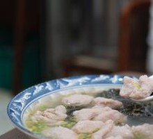 Seaweed and Pork Ball Soup