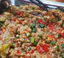 Eggplant with Ground Pork and Green Beans