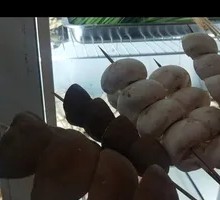 Mushroom Skewers