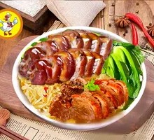 Pork Shank and Beef Rice Bowl