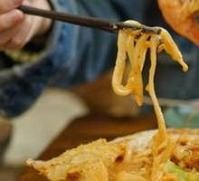 Hell Seafood Spicy Udon with Butter Toast