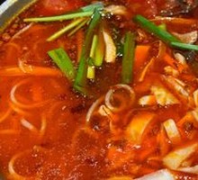 Hot Pot Pork Liver Rice Noodles