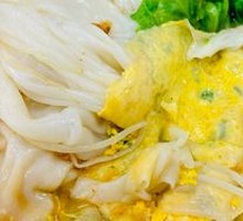 Pork and Egg Rice Noodle Roll