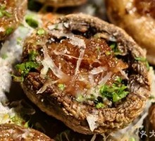 Garlic Ham Button Mushrooms