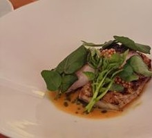 Aged Horse Mackerel Caviar Sake Lees Butter Sauce