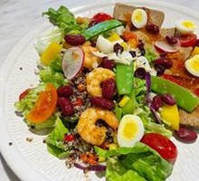 Winter-end Stir-fried Quinoa Shrimp