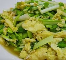 Scallion omelette