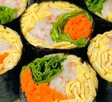 No-Rice Crab Stick Seaweed Roll