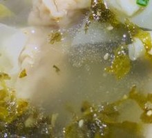 Sour Cabbage Dumpling Soup