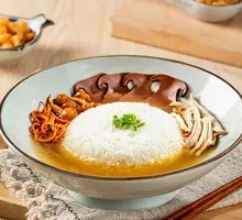 Chicken Rice with Morel Mushrooms