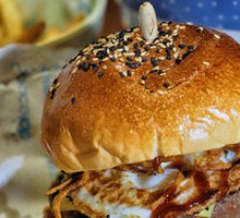 Zero-Gravity BBQ Big Burger