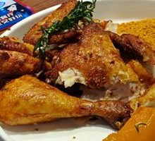 Zero-Gravity Crispy Roasted Half Chicken