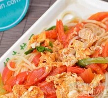 番茄鸡蛋炒拉面