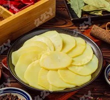 Cold Skewered Potato Slices