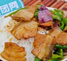 Spicy Pork Stir-fry Rice Bowl