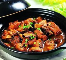 Stewed Chicken with Mushrooms