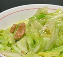 Fried Pork Crumbs with Napa Cabbage