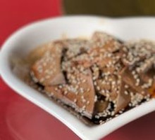 Sesame Sauce Pork Liver