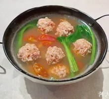 Tomato and Meatball Soup