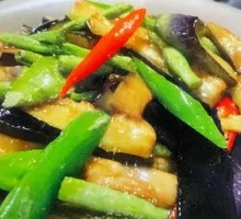 Eggplant and Green Beans Stir-fry