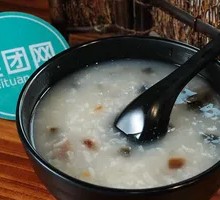 Century Egg and Pork Porridge