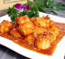 Crispy Tofu on Iron Plate