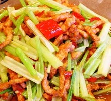 Celery and Shredded Pork