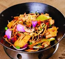 Dry Pot Vegetarian Delight