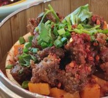 Steamed Beef with Rice Flour