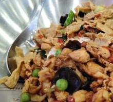 Fried Tofu Skin with Meat Any Combination