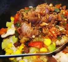 Pickled Chili Beef Rice Bowl