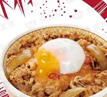 Hot Spring Egg Beef Bowl