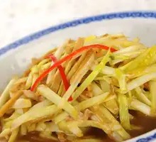 Shredded Pork with Leek Greens