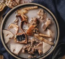 Mushroom Soup with Pork Ribs