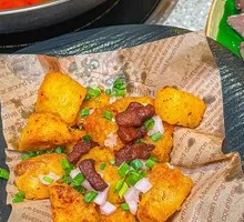 Crispy Pork Cracklings with Potato