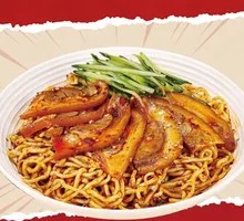 Spicy Cold Noodles with Pig's Head