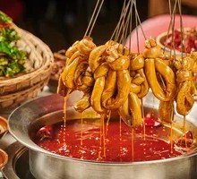Stewed Intestines with Tofu Pockets