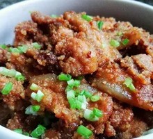 Steamed Pork Ribs with Rice Flour