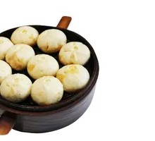 Green Bean and Minced Pork Steamed Buns